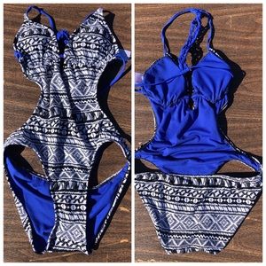 One Peice, Open Back/Side Swimsuit
